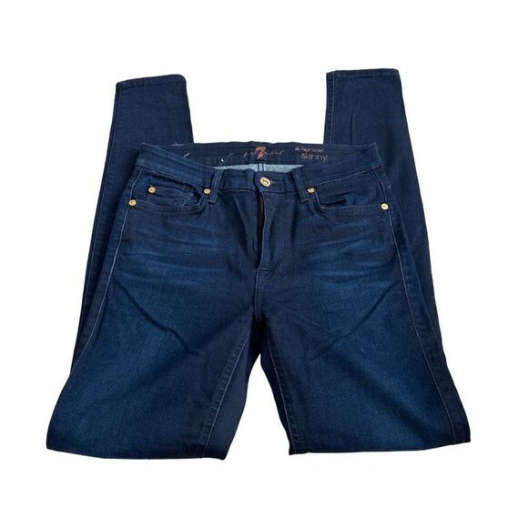 7 For All Mankind Women’s High Waist Skinny Jeans Size 28 - Picture 5 of 7